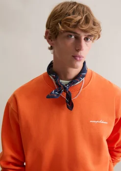 Sweatshirt relaxed mit großem Rückenprint
