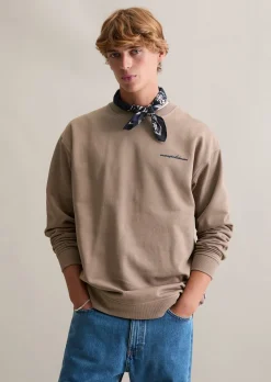 Sweatshirt relaxed mit großem Rückenprint
