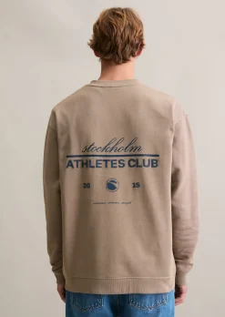 Sweatshirt relaxed mit großem Rückenprint