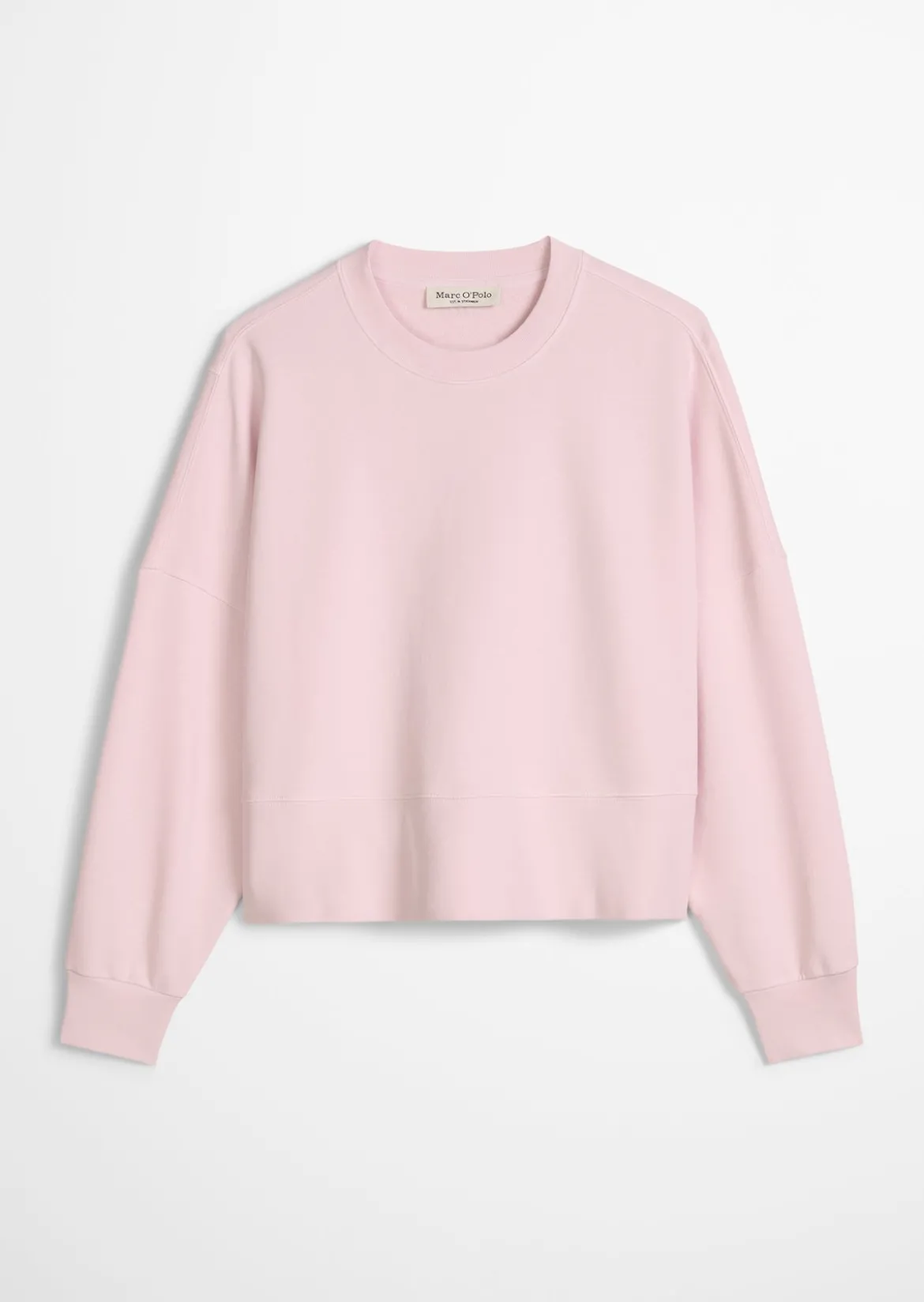 Sweatshirt relaxed mit recycelter Baumwolle