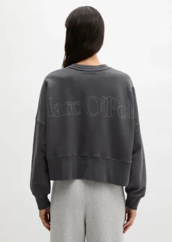 Sweatshirt relaxed mit recycelter Baumwolle