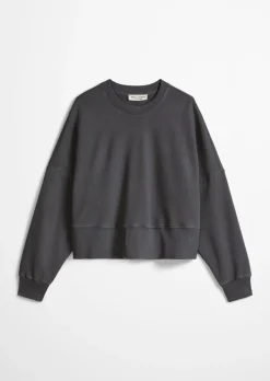 Sweatshirt relaxed mit recycelter Baumwolle