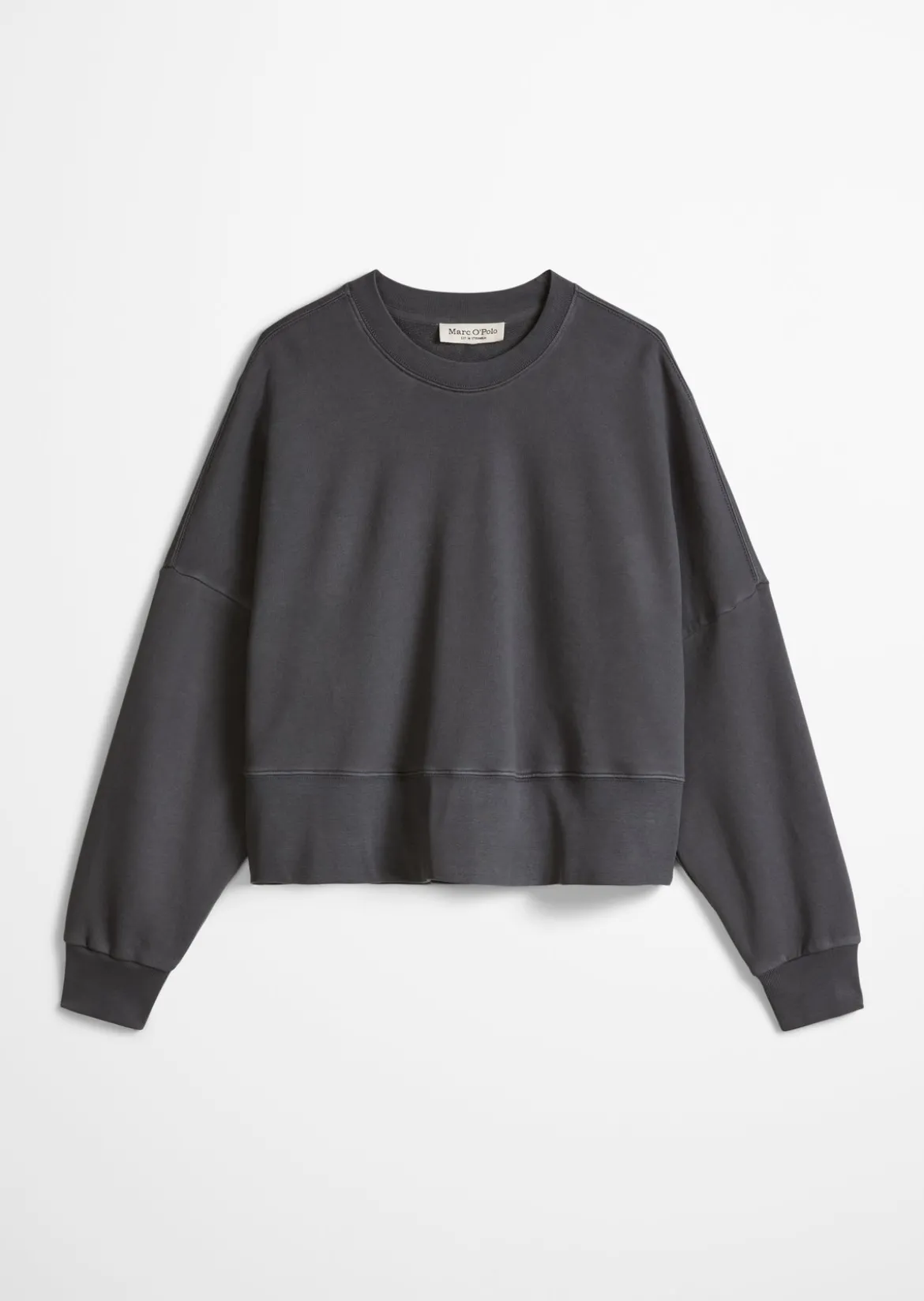 Sweatshirt relaxed mit recycelter Baumwolle