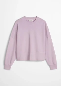 Sweatshirt relaxed mit recycelter Baumwolle