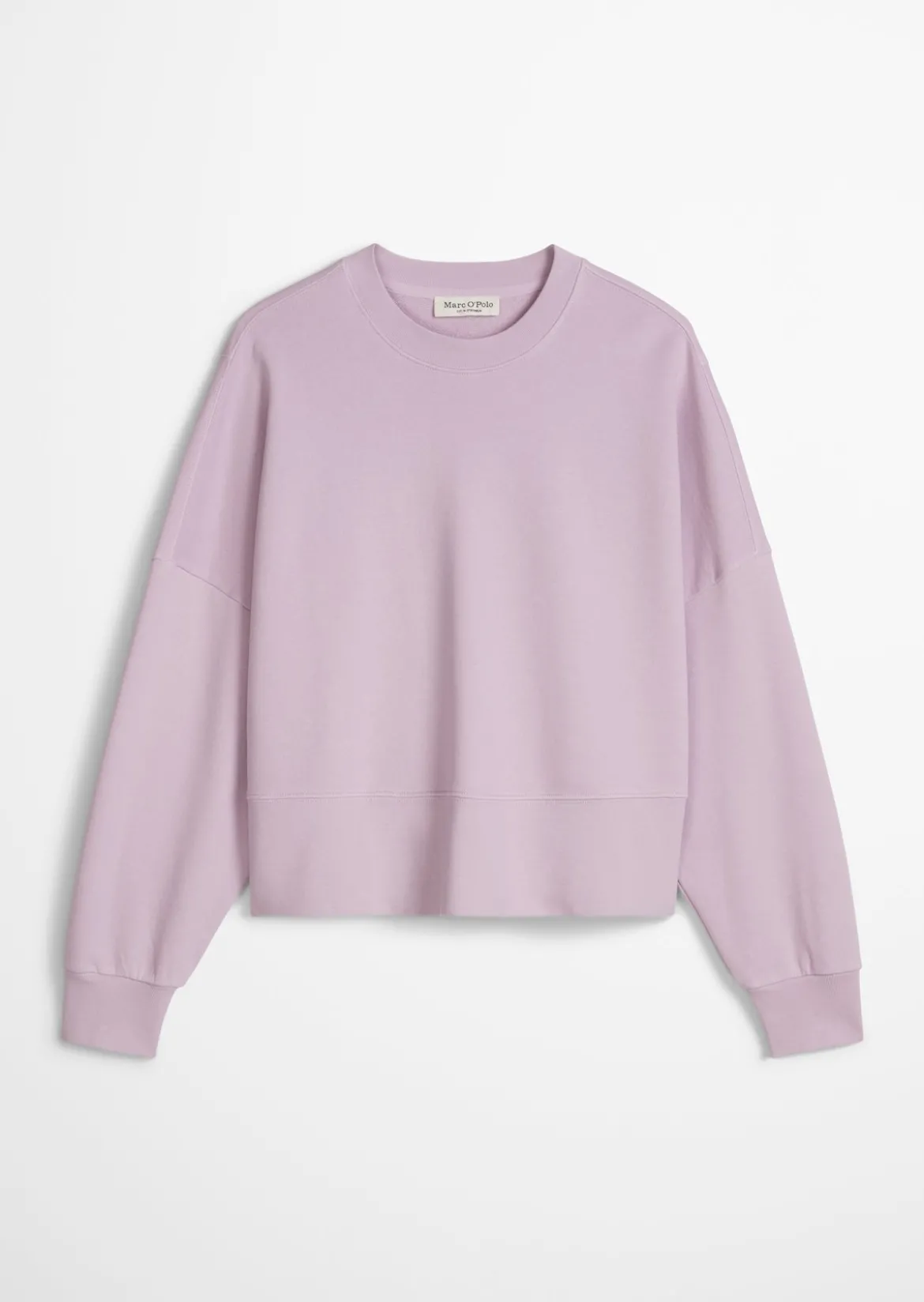 Sweatshirt relaxed mit recycelter Baumwolle