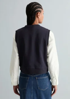 Sweat-V-Neck-Pullunder regular aus Organic Cotton