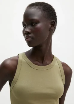 Tanktop regular aus Organic-Cotton-Rib-Jersey