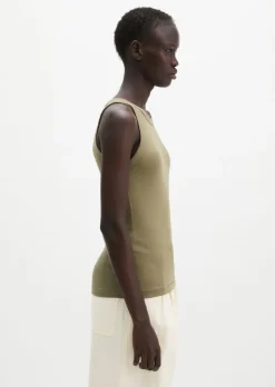 Tanktop regular aus Organic-Cotton-Rib-Jersey