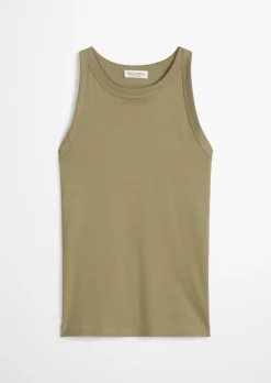 Tanktop regular aus Organic-Cotton-Rib-Jersey
