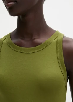 Tanktop regular aus Organic-Cotton-Rib-Jersey