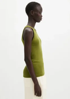 Tanktop regular aus Organic-Cotton-Rib-Jersey