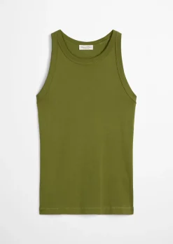 Tanktop regular aus Organic-Cotton-Rib-Jersey
