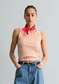 Tanktop regular aus Organic-Cotton-Rib-Jersey