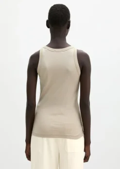 Tanktop regular aus Organic-Cotton-Rib-Jersey