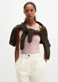 Tanktop regular aus Organic-Cotton-Rib-Jersey