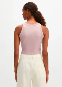 Tanktop regular aus Organic-Cotton-Rib-Jersey
