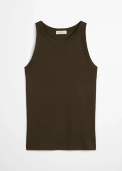 Tanktop regular aus Organic-Cotton-Rib-Jersey