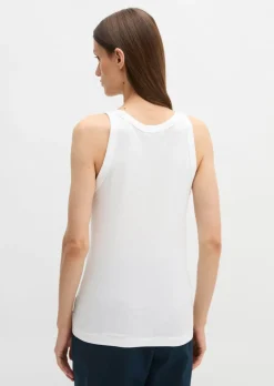 Tanktop regular aus Rippjersey
