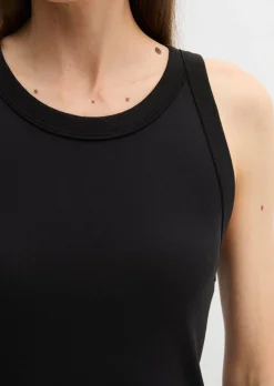 Tanktop regular aus Rippjersey