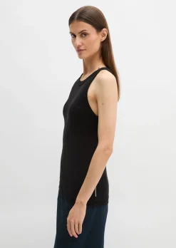 Tanktop regular aus Rippjersey