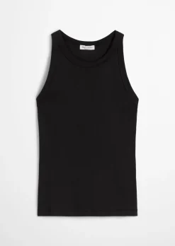 Tanktop regular aus Rippjersey