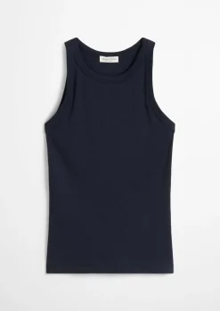Tanktop regular aus Rippjersey