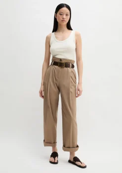 Tanktop slim aus Bio-Baumwoll-Stretch-Jersey