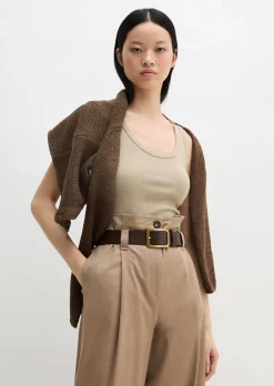 Tanktop slim aus Bio-Baumwoll-Stretch-Jersey