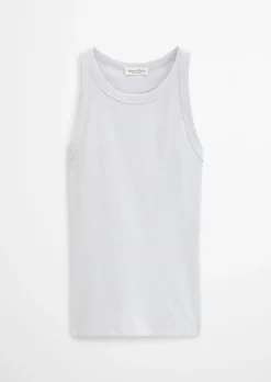 Tanktop slim aus Organic-Cotton-Rib-Jersey