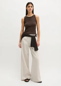Tanktop slim aus Organic-Cotton-Rib-Jersey
