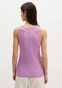 Tanktop slim aus Organic-Cotton-Rib-Jersey