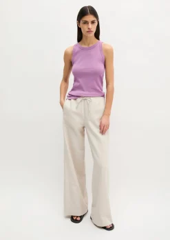 Tanktop slim aus Organic-Cotton-Rib-Jersey