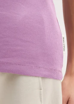 Tanktop slim aus Organic-Cotton-Rib-Jersey