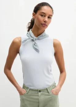 Tanktop slim aus Rippjersey