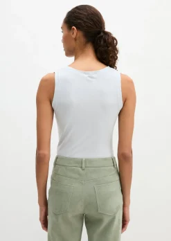 Tanktop slim aus Rippjersey