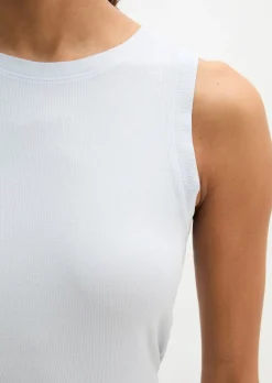 Tanktop slim aus Rippjersey