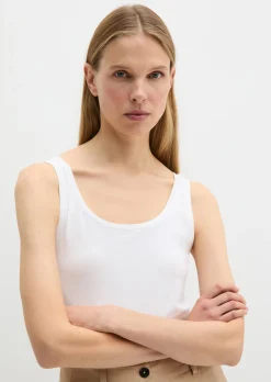 Tanktop slim aus Stretch Single Jersey