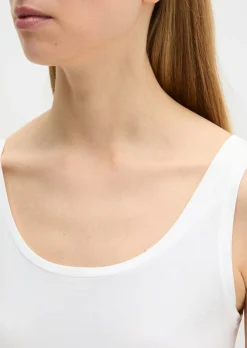 Tanktop slim aus Stretch Single Jersey