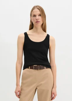Tanktop slim aus Stretch Single Jersey