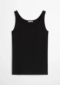Tanktop slim aus Stretch Single Jersey