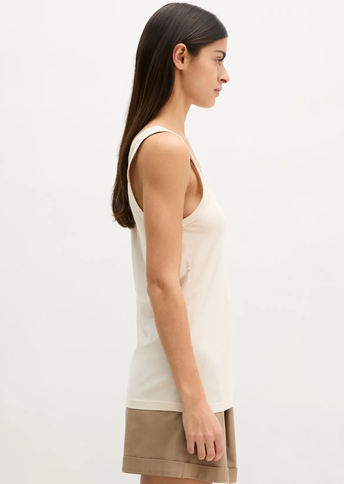 Tanktop slim aus weichem Single Jersey