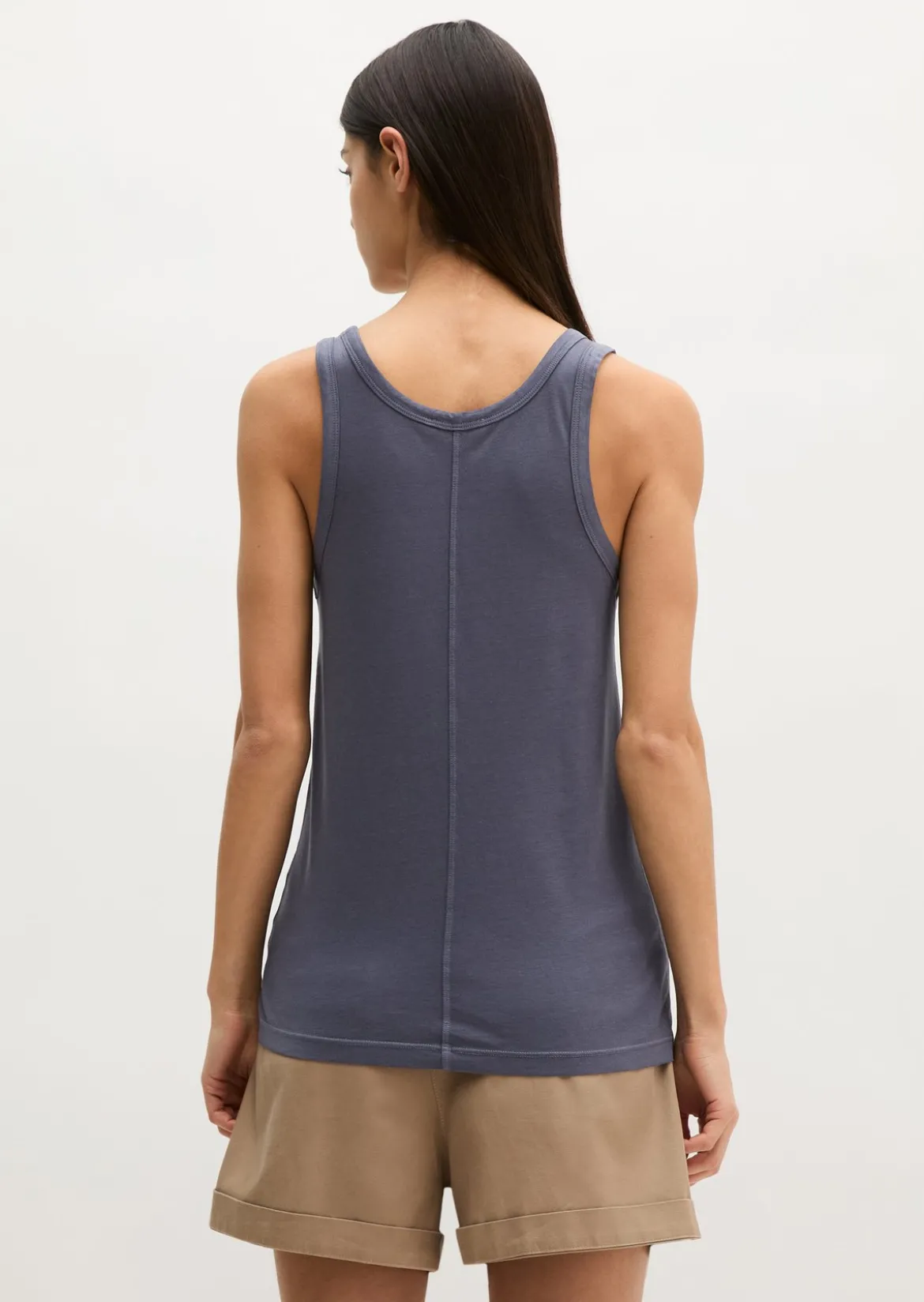 Tanktop slim aus weichem Single Jersey