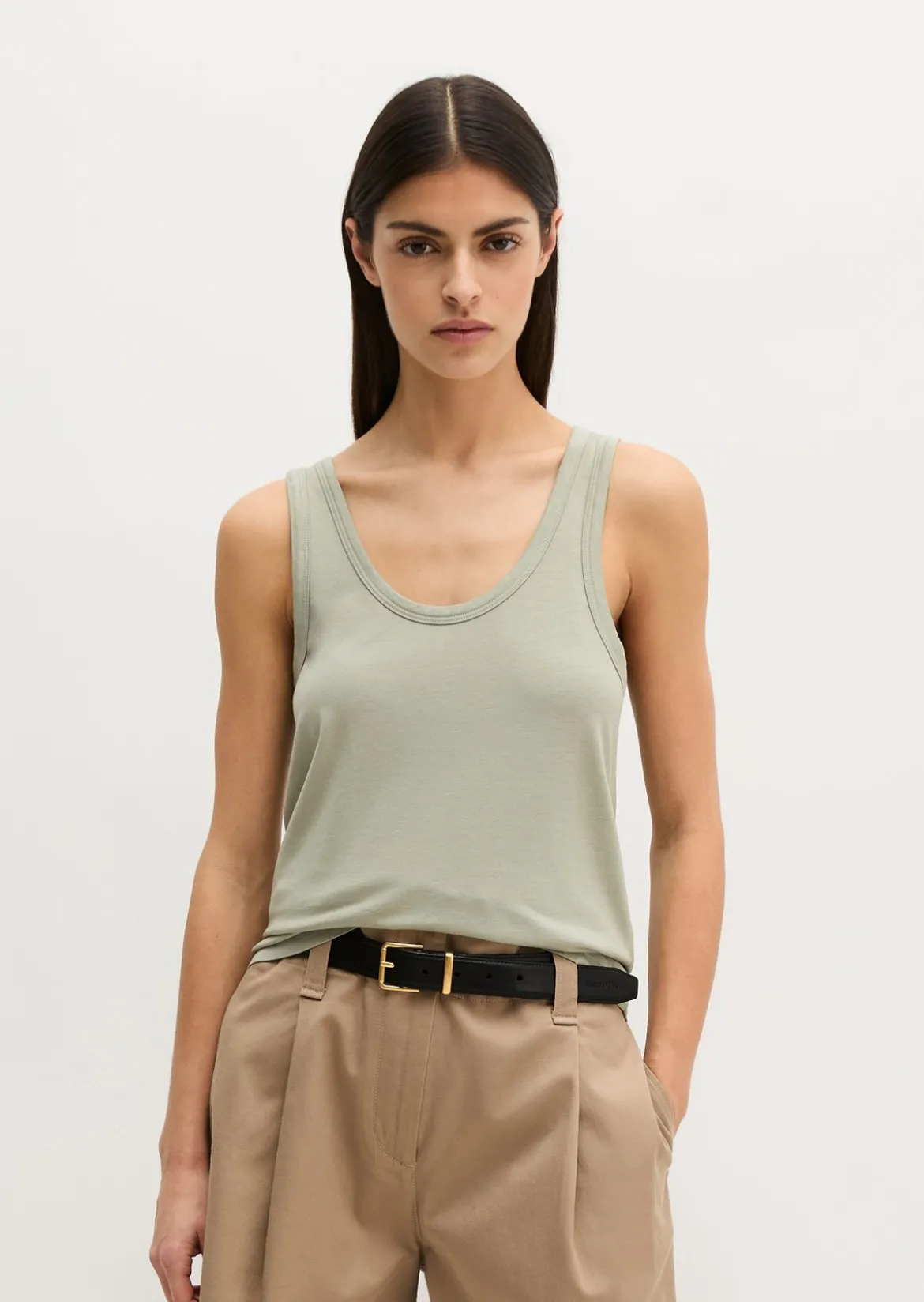 Tanktop slim aus weichem Single Jersey