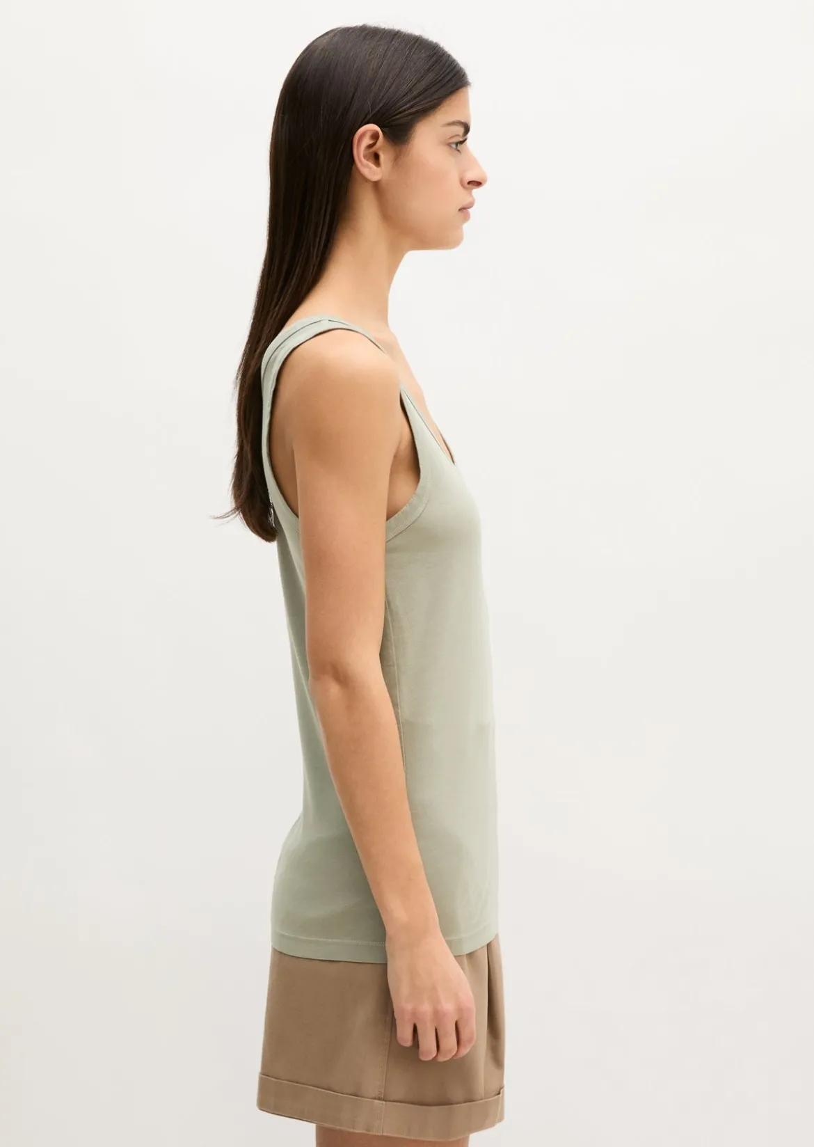 Tanktop slim aus weichem Single Jersey