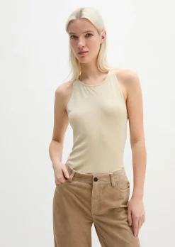 Tanktop slim mit Ringer-Rücken