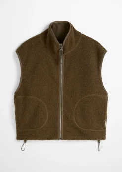 Teddyweste relaxed aus recyceltem Polyester