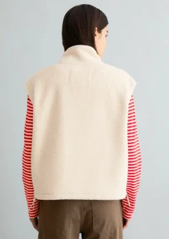 Teddyweste relaxed aus recyceltem Polyester