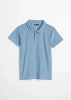 TEENS-BOYS Frottee-Poloshirt aus reiner Bio-Baumwolle