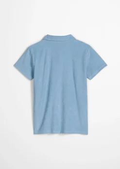 TEENS-BOYS Frottee-Poloshirt aus reiner Bio-Baumwolle