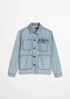 TEENS-BOYS Jeansjacke im Overshirt-Stil